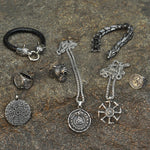 Viking Jewelry Stainless Steel Norse Mythology Frigg Pendant Necklace