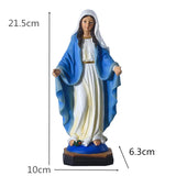 Virgin Mary Home Decor Catholic Church Utensils Resin Statue Scuplptures Orthodox Religious Figures