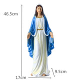 Virgin Mary Home Decor Catholic Church Utensils Resin Statue Scuplptures Orthodox Religious Figures