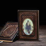 Virgin Notebook A5 Density Board Sticker Hardcover Church Crucifix Religious Christian Gift Orthodox