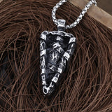 Punk Rock Stainless Steel Gothic skull Pendant Necklace With Chain For Man Party/Halloween Man Gift