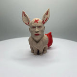 Demon Eevee Rock 3D Printed, Evil Eevee Rock Figurine