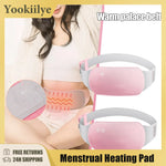 Menstrual Heating Pad Warm Palace Hot Waist Belt Relieve Menstrual Pain Hot Compress Massager for Woman Girl Belly Back Heating