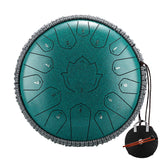 Hluru Glucophone Steel Tongue Drum 13 Inch 15 Notes C Ethereal 12 Inch 13 Notes Drum Handpan Percussion Musical Instrument