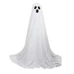 85CM Halloween Decor Light Strings Battery Front Porch Ghost Decorations Scary White Ghosts Stand Courtyard Halloween