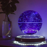 Levitating Lamp Magnetic Levitation Globe LED Earth Floating Rotating Globe Bedside Novelty Christmas Gifts Galactic Starry Sky