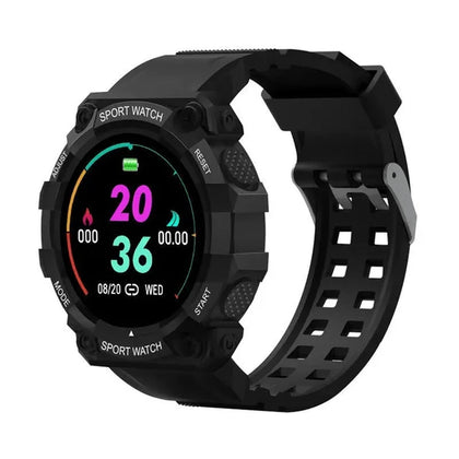 FD68S FD68 Smart Bracelet 1.44 Inch round Screen Bluetooth Sport Watch Step Pedometer Fitness Tracker Heart Rate Wristband