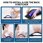 Waist Massager Lumbar Protrusion Acupuncture Lumbar Spine Reliever Spine Lying Cushion Back Stretch Lumbar Spine Corrector