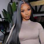 Straight Pre Bleached Pre Plucked Pre Cut 6*4 Wear Go Glueless HD Lace Closure Wig Bgmgirl