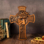 crown of thorns jesus cross, priest's cross, religious figure, jesus christ, catholic church wall decoration, christian gift