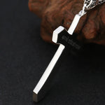 Thai silver Men Women Pendant Real Pure 925 Sterling silver Jewelry Vintage Christian Cross Jesus Necklace Pendant 2020 New