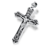Thai silver Men Women Pendant Real Pure 925 Sterling silver Jewelry Vintage Christian Cross Jesus Necklace Pendant 2020 New