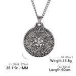 Dawapara Key of Solomon Seal Necklace Pentacle Kabbalah Honor and Riches Amulet Pendant Hebrew Supernatural Runes Jewish Jewelry