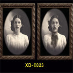 3D Changing Face Ghost Picture Frame Halloween Decoration Horror Craft Supplies Haunted House