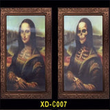 Halloween Decoration 3D Changing Face Moving Picture Frame - Spooky Ghost Portrait Halloween Wall Decoration
 