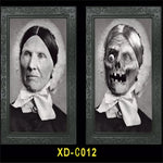 Halloween Decoration 3D Changing Face Moving Picture Frame - Spooky Ghost Portrait Halloween Wall Decoration
 