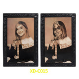 Halloween Decoration 3D Changing Face Moving Picture Frame - Spooky Ghost Portrait Halloween Wall Decoration
 