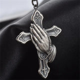 Church Utensils Jesus Cross Pendant Religious Gift Virgin Mary Catholic Holy Father Icon Necklace Prayer