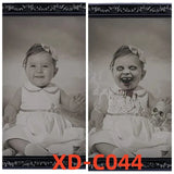 Halloween Decoration 3D Changing Face Moving Picture Frame - Spooky Ghost Portrait Halloween Wall Decoration
 