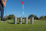 Golf Tumblers - Stainless Steel (Set of 4) - 16Oz Capacity - Unique Gift for Dads, Men, and Prize for Golfers. Designs Include Golf Cart, Glove/Tee, Driver, and Golfing Bag.