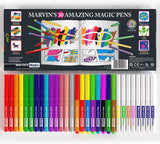 - NEW X 30 Amazing Magic Pens - Color Changing Magic Pen Art - Create 3D Lettering or Write Secret Messages - Includes 30 Magic Pens