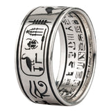 100%925 Sterling Silver Egyptian Ring Men&#39;s Style - Rings