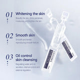 30Pcs/SET Whitening Face Serum Remove Dark Spots Melanin Brighten Shrink Pores Niacinamide Moisturizing Arbutin Fade Fine Lines