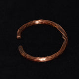 Customized Handcrafted Copper Cuff Bracelet: Personalized Retro Viking Style Statement Piece for Men, Women, and Girls