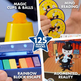 - 125 Amazing Magic Tricks for Children - Kids Magic Set - Magic Kit for Kids Including Magic Wand, Card Tricks + Much More - Suitable for Age 6+