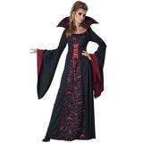 Women'S Halloween costume disfraz Halloween dress Flared Sleeve halloween Costumes dress Witch Vampire Gothic Cosplay