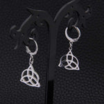 Magicun Viking~2018 new stainless steel Celtic knot Earrings for women 2pcs/set