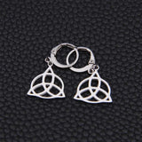 Magicun Viking~2018 new stainless steel Celtic knot Earrings for women 2pcs/set