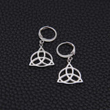 Magicun Viking~2018 new stainless steel Celtic knot Earrings for women 2pcs/set