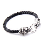 Magicun Viking~2019 new arrival Stainless steel Nordic Odin Wolf bracelet adjustable Viking Bracelet men wristband cuff bracelet for women