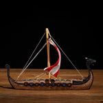 2020 New Style Viking Dragon Boat  with Sail Home Decoration as gift