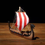 2020 New Style Viking Dragon Boat  with Sail Home Decoration as gift