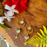 2022 New Magic Labradorite Fairy Earrings Hypoallergenic Wanderlust Jewelry Bohemian Earrings Fashion Women Gift Statement - Dangle Earrings