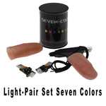 Illuminate Your Magic: Premium Professional Light-Pair Set - Seven Vibrant Colors! Experience the Magic of Stage with These Super Light Thumbs Tips!