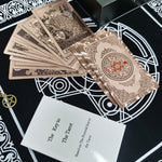 3D Gold Foil Tarot Card Hot Stamping  Board Game Card Divination