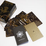 3D Gold Foil Tarot Card Hot Stamping  Board Game Card Divination