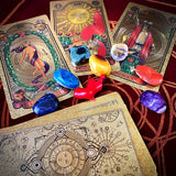 3D Gold Foil Tarot Card Hot Stamping  Board Game Card Divination