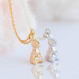 New Magicun Viking~3D rabbit Pendant Necklace Fashion Jewelry Gift For Women 1PC