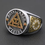 Holy York Rite Royal Arch Chapter Masons Masonic Solid Sterling Silver Ring