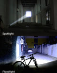 Super-Bright 90000LM LED Tactical Flashlight 5 Modes Zoomable Torch Searchlight