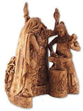 Magicun Altar~Dryad Design Celtic Goddess Brigid Brigit Statue Wood Finish