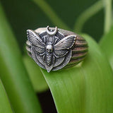 Death's Head Hawkmoth Moth Ring