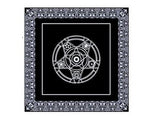 49*49cm pentacle Tarot game tablecloth non-woven material board game textiles  tarots table cover playing cards Tarot &Divination