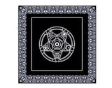 49*49cm pentacle Tarot game tablecloth non-woven material board game textiles  tarots table cover playing cards Tarot &Divination