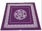 49*49cm pentacle Tarot game tablecloth non-woven material board game textiles  tarots table cover playing cards Tarot &Divination