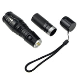 Super-Bright 90000LM LED Tactical Flashlight 5 Modes Zoomable Torch Searchlight